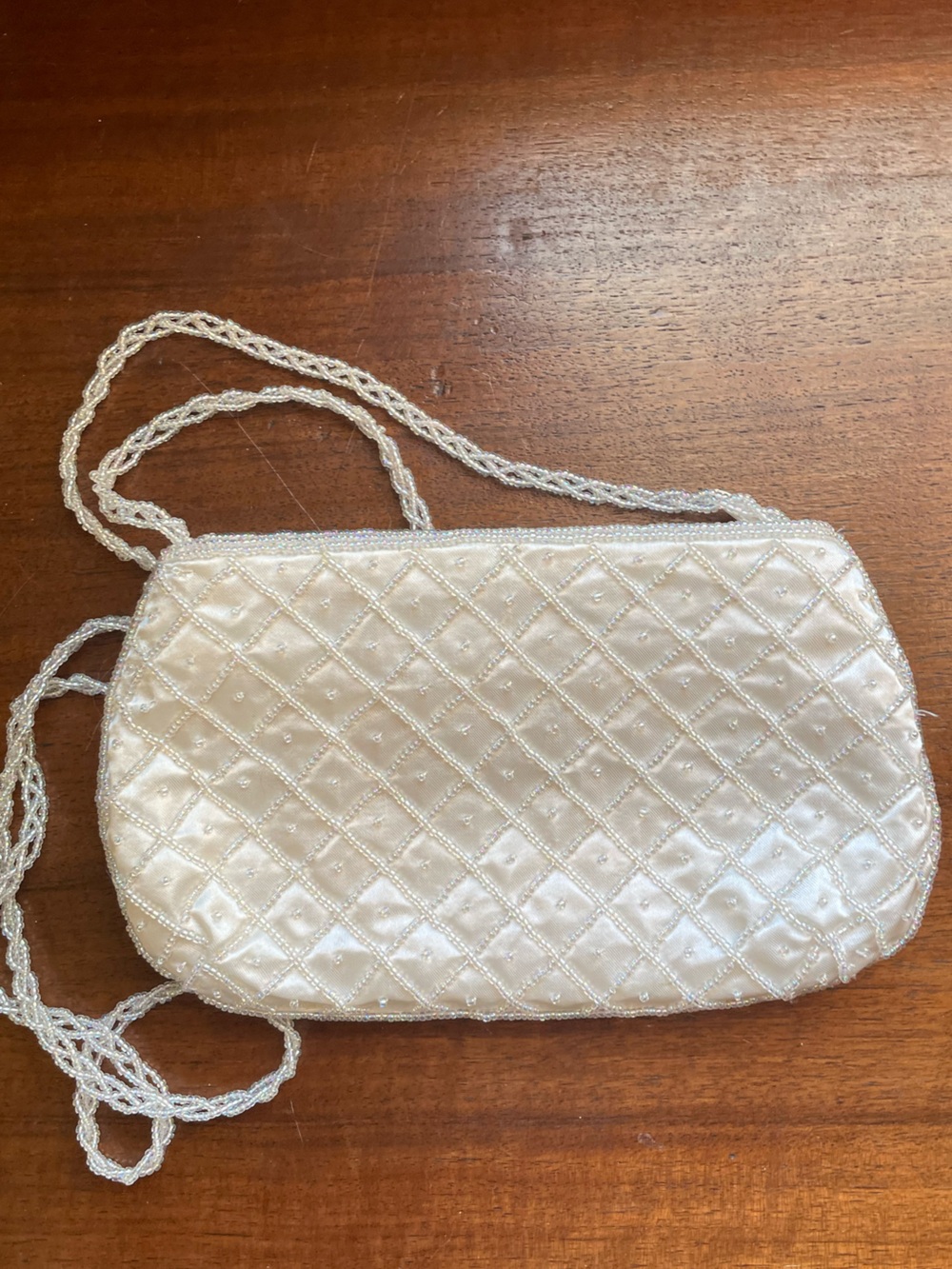 La Regale Vintage Beaded Evening Bag